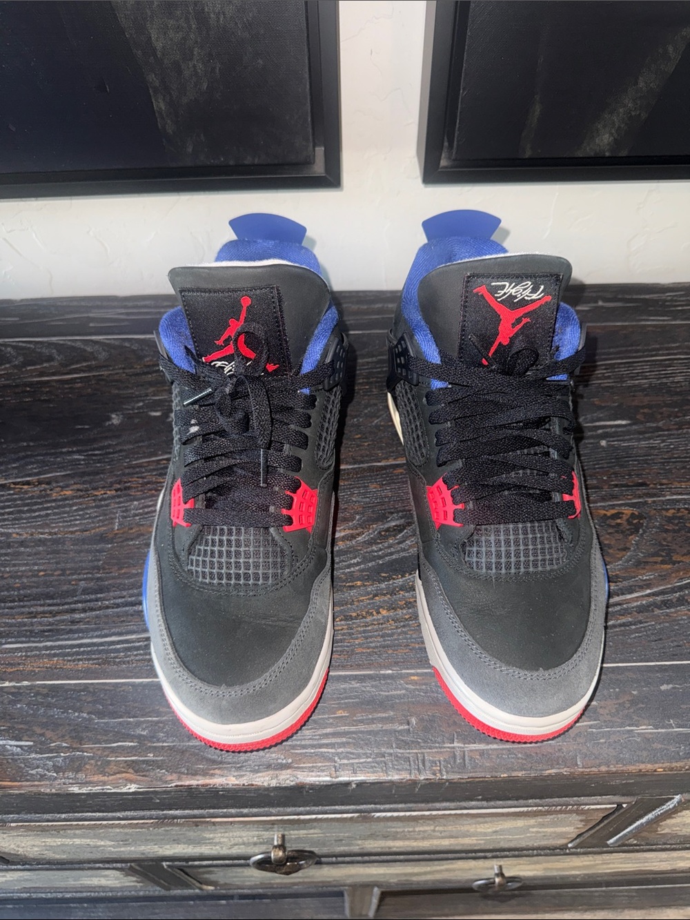 Jordan Black Blue Red Retro Basketball Sneakers